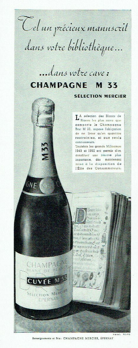 Ancien Seau à Champagne Publicitaire Mercier - Épernay, Aluminium Avec Poignée