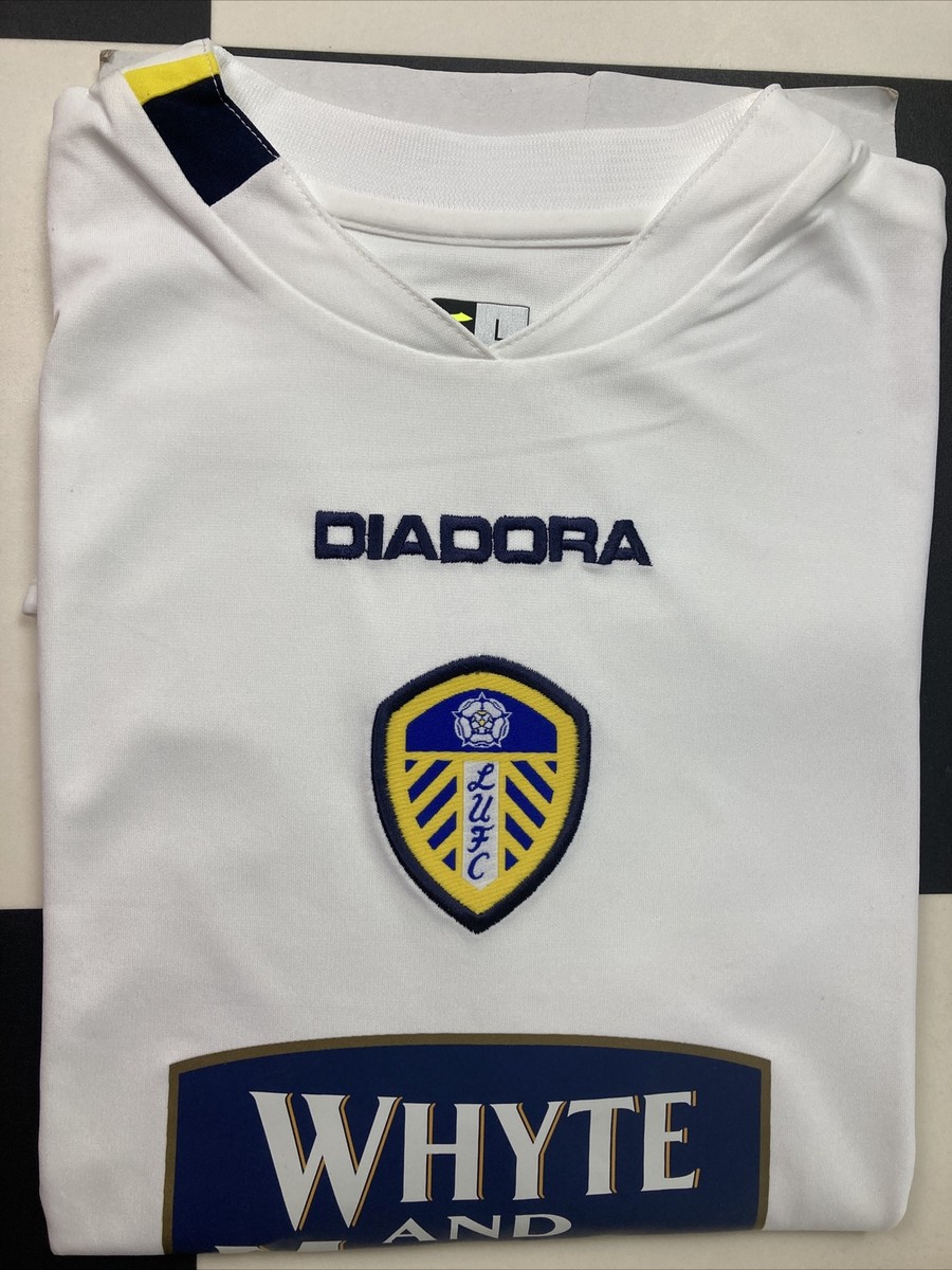 Maillot De Foot Leeds United Diadora 2004/2005 Domicile - Taille L, Neuf Avec Sachet