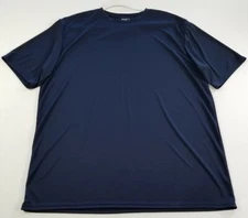 Port & Company T Shirt Men XL Extra Large Blue Short Sleeves Performance Gym Tee
