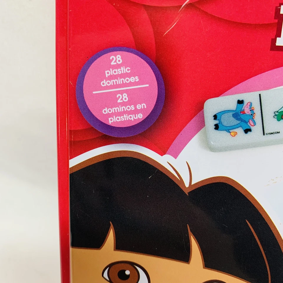 DORA THE EXPLORER 28 DOMINOES NICK JR KIDS CHILDREN'S CARDINAL 2005 COLLECTIBLE - Image 2 of 4