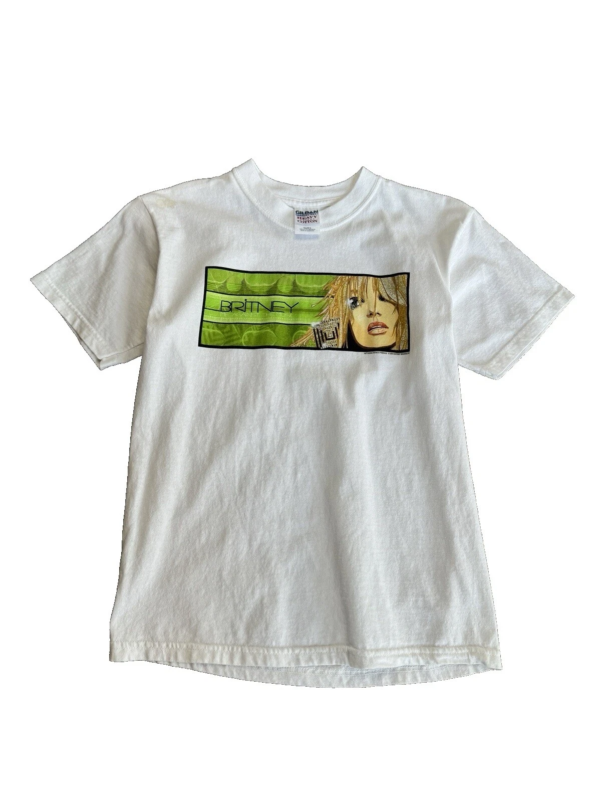 Gildan Size L White Unisex Kids' Clothing (Sizes 4 & Up)