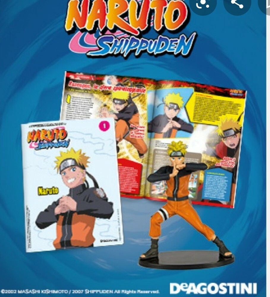 NARUTO SHIPPUDEN De Agostini prima Uscita new edicola cartoni animati  bambini