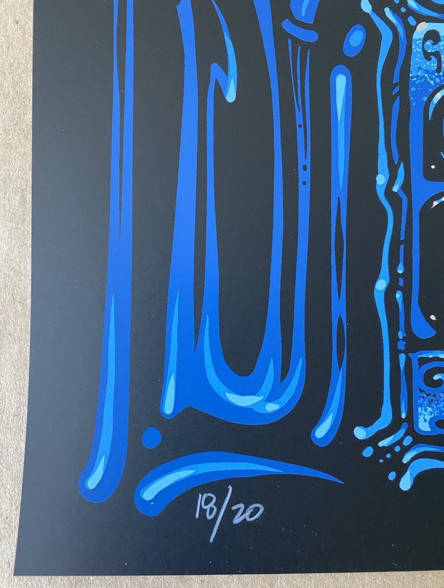 FOIL Johnny Blue Skies AP POSTER Alpharetta GA 2025 S/N #/20