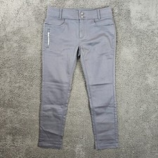 Prana Pants Women's 10/30 Gray Outdoor Zip Pocket Hayvin Hiking Stretch