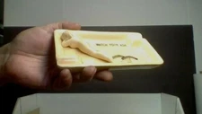 VINTAGE SMITH WESTERN NAKED GIRL " WATCH YOUR ASH " CERAMIC ASHTRAY
