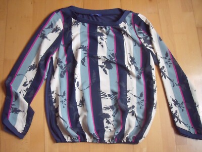 Damen Bluse,   NEU   Gr. L , blau/Türkies/beige/pink  Miller&Monroe