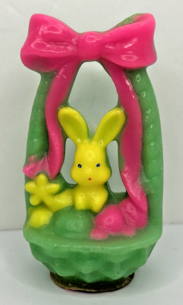 Vintage Gurley Decorative Easter Basket Candle 3" SKU H380 eBay