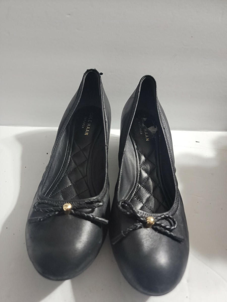 Cole Haan Women Pump Wedge Black Size
