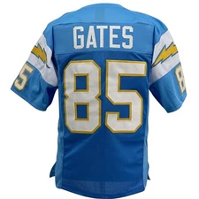 Antonio Gates Jersey Powder Blue San Diego | Unisex Adult Sizes S-5XL Unsigned