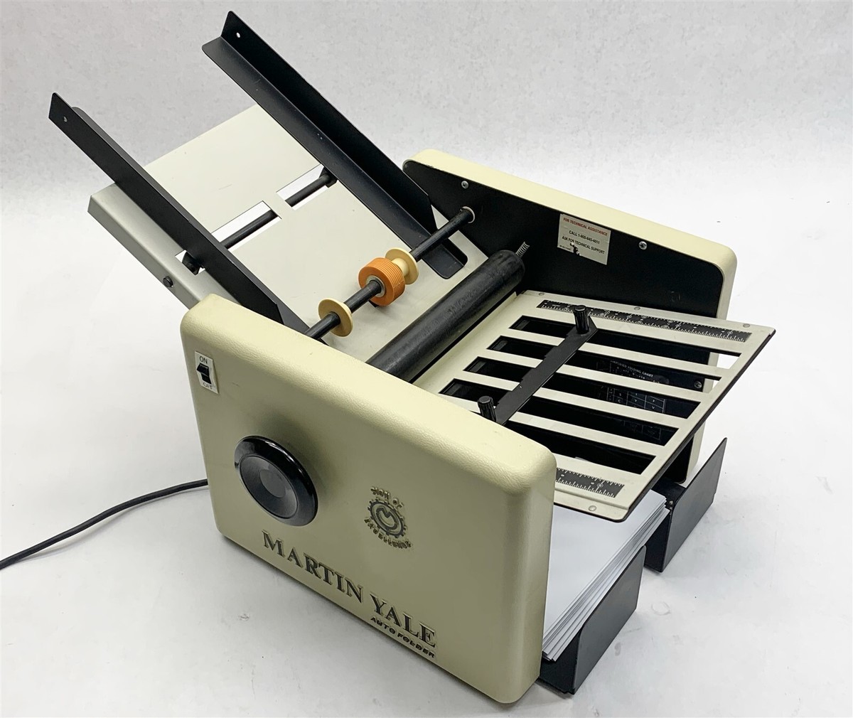 Martin Yale CV-7 CV7 Tabletop Auto Folder Autofolder Paper Folding 