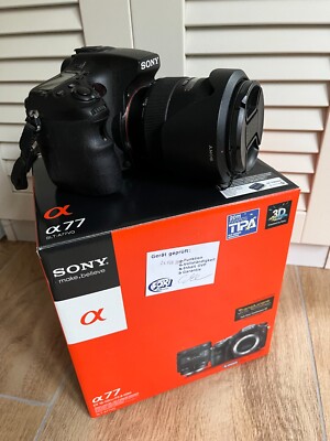 Sony Alpha SLT-A77V 24.0 MP Digitalkamera mit Zubehörpaket