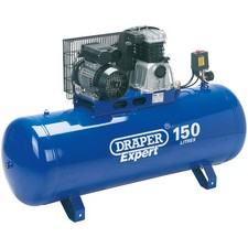Draper Expert 150 Litre 230V 3.0hp (2.2kW) Belt-Driven Air Compressor 69337