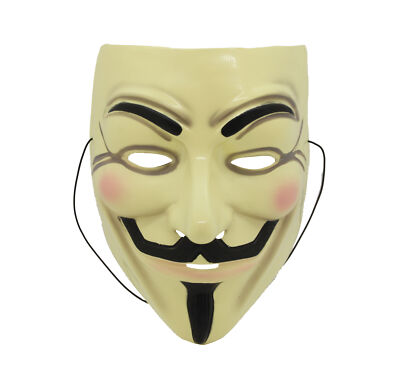 Mexican Guy Fawkes Anonymous Latex Mask Halloween Party Handmade In Mexico - Foto 3