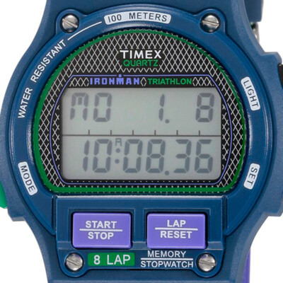 TIMEX Wrist Watch IRONMAN 8LAP Men TW5M54 1986 OG Quartz Sport