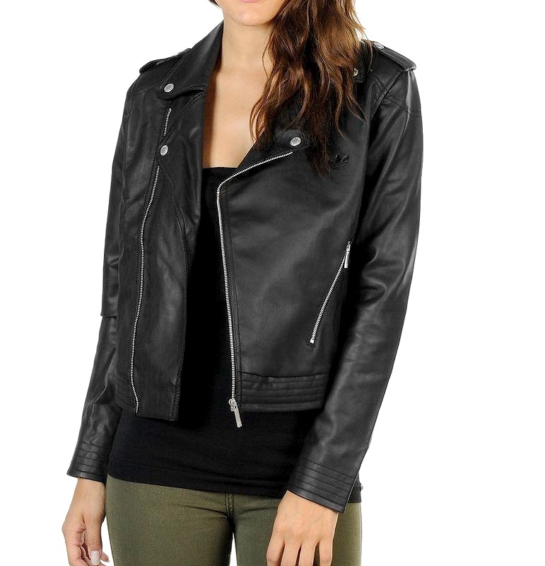 adidas lederjacke damen