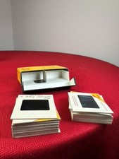 VTG KODAK KODASLIDE BOX YELLOW COLOR TRANSPARENCIES Nature Scene 31 Slides