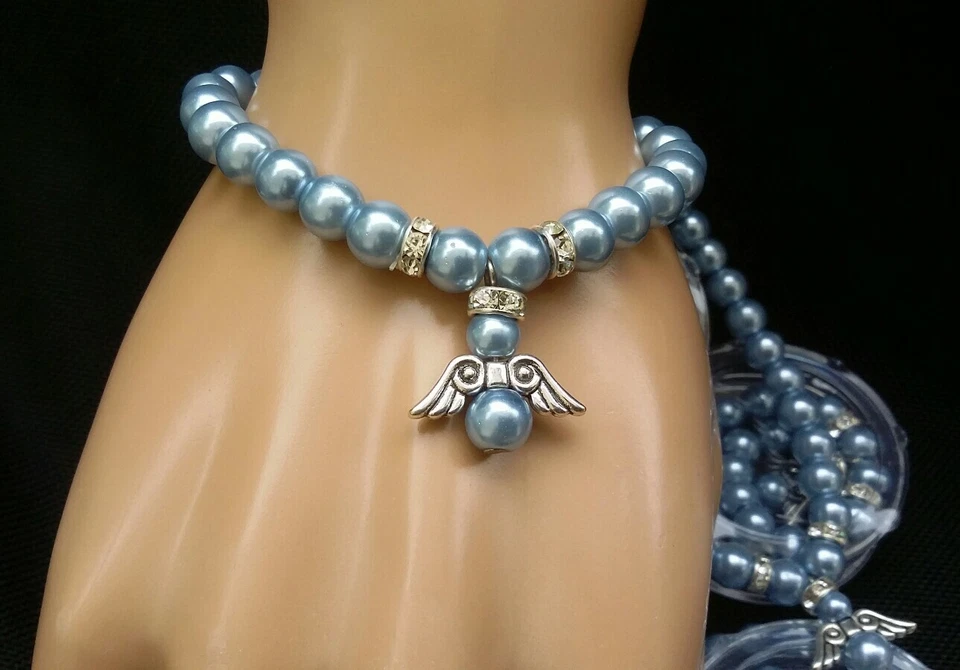 11 Крещение вечеринки Favors, четки браслет, Recuerdos Bautizo Rosario, подарок, свадьба - Изображение 3 из 4