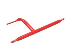 Obergurtstützstrebe rechts, grundiert + Rot beschichtet, Enduro - Simson S51E, S