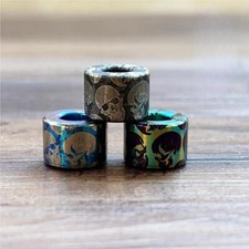 EDC Titanium Alloy Knife Bead Lanyard Paracord Pendant Bracelet Making DIY Craft