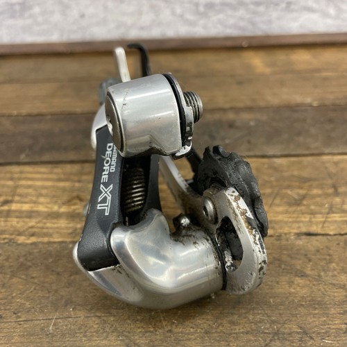 Vintage Shimano Deore XT RD-M737 Rear Derailleur LONG Cage 8s 8 Speed 90s MTB A8 - Picture 3 of 10