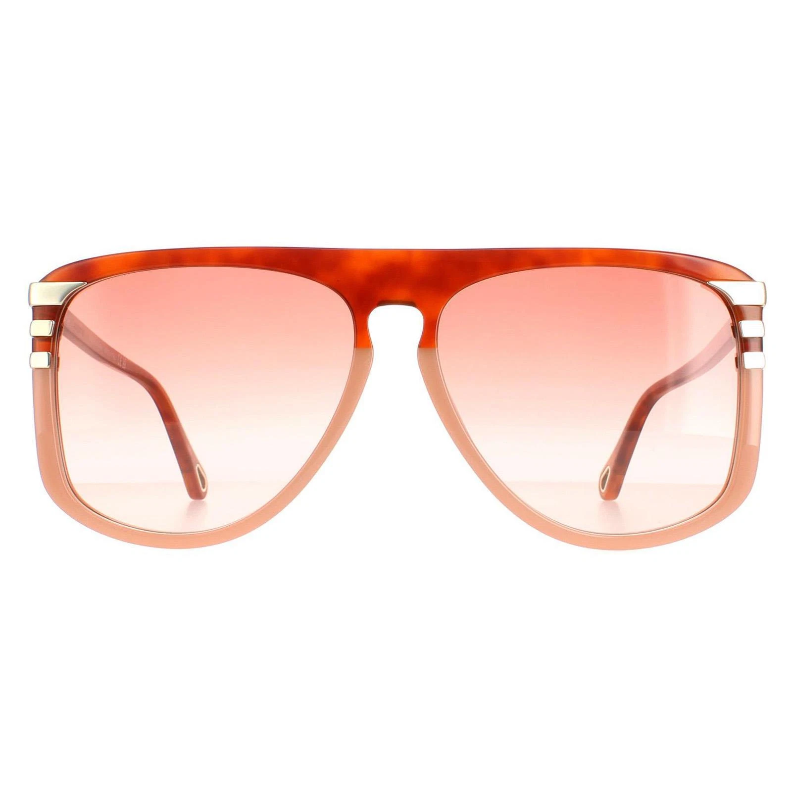 Chloe — Chloe Sunglasses CH0104S 006 Shiny Blonde Havana  Orange Gradient