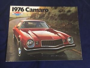 1976 Chevy Chevrolet Camaro Z28 Full Line Color Brochure Catalog Prospekt Ebay