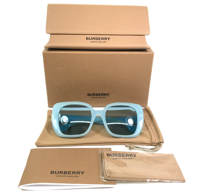 Burberry Sunglasses Helena B4371 4086/80 Clear Baby Blue Gold