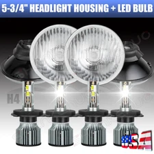 4pcs 5 3/4"5.75 6000k white LED Headlights HI/LO Beam for Pontiac GTO Grand Prix