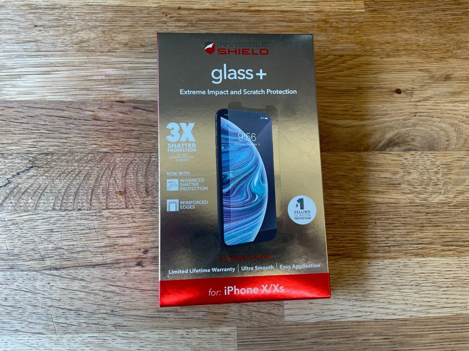 ZAGG Invisible Shield Glass+ Screen Protector for Apple iPhone X /XS - NEW - Image 1 of 1