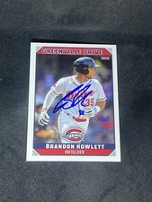 Brandon Howlett 2019 Choice Greenville Drive #13 Auto Autographed Signed Card