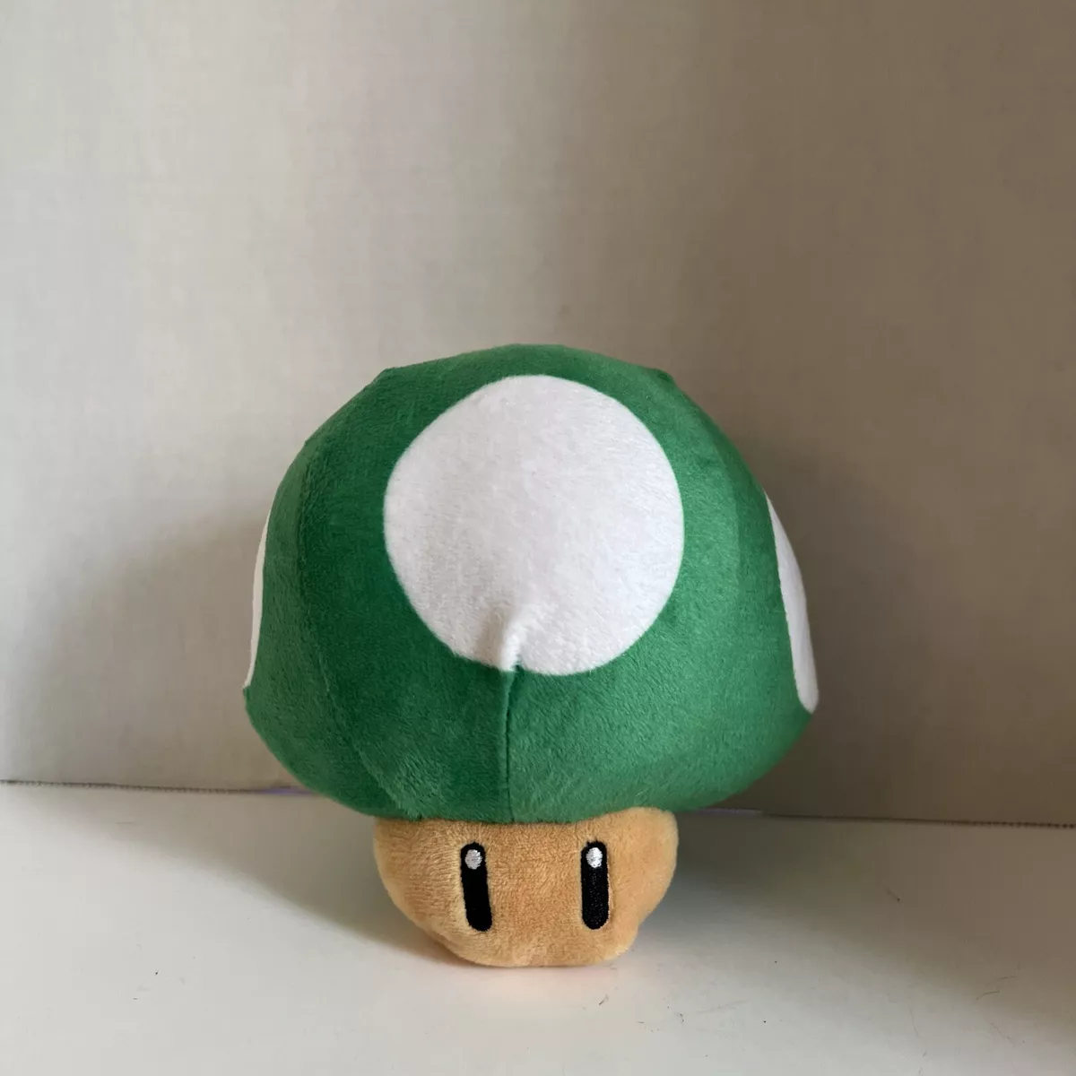 Nintendo Super Mario Bros 1UP Green Mushroom Soft Plush 6 Stuffed Animal Toy