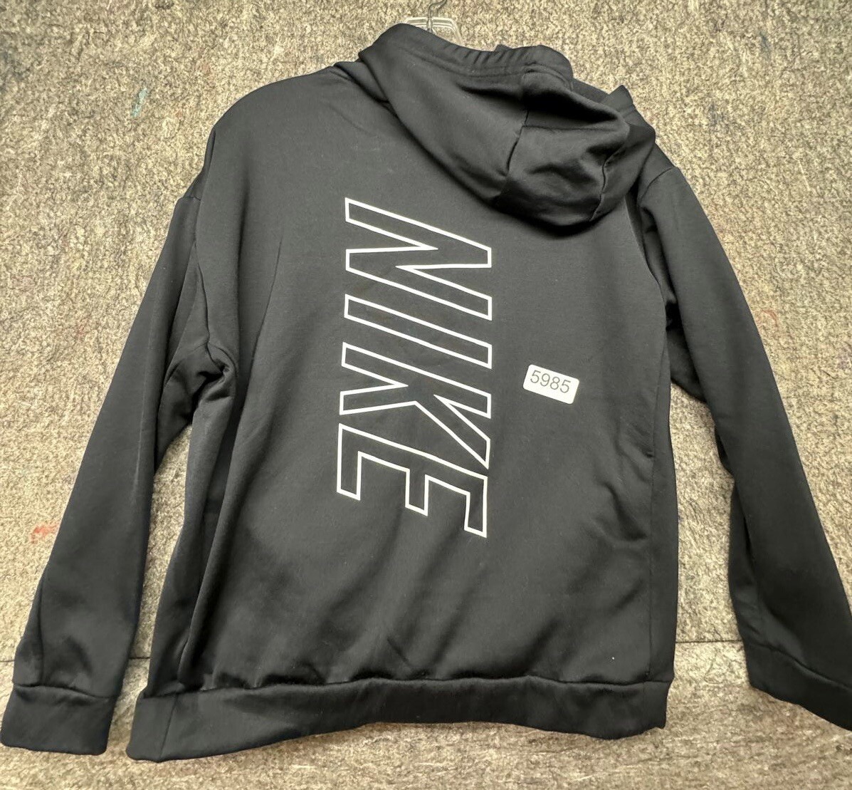 Nike Womens Hoodie Sportswear Black Swoosh Medium | eBay