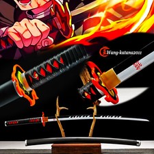 Demon Slayer Sword Sharp Japanese Samurai Katana 1060 Steel Kamado Tanjirou