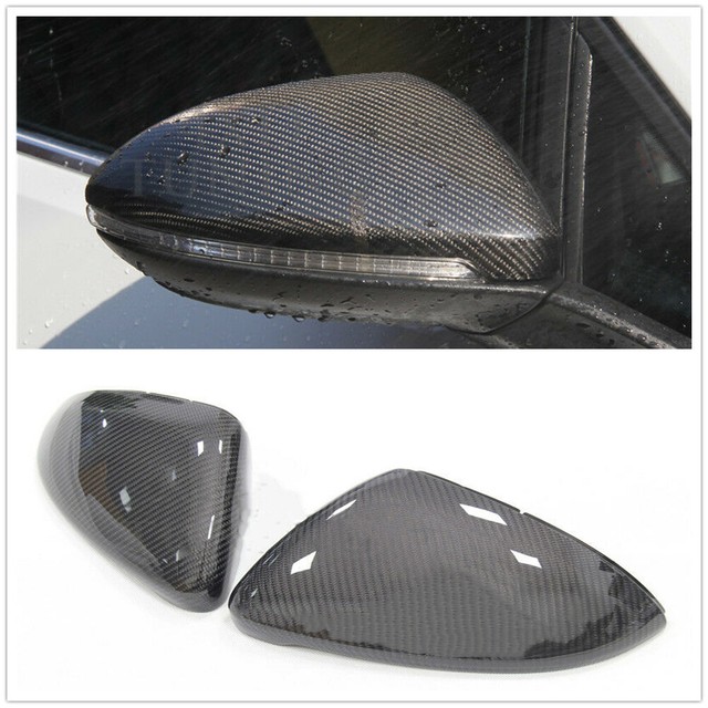 Carbon Fiber Mirror Cover Cap For Golf 7 MK7 GTI R 201418 MO eBay