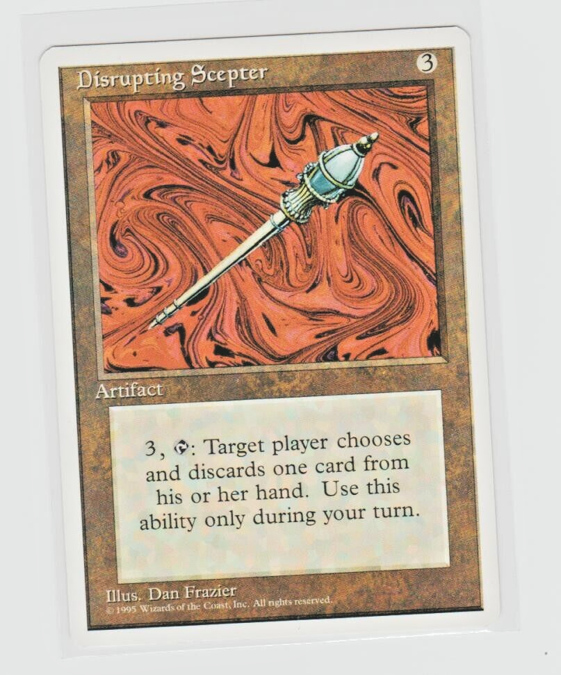 Magic the Gathering ~ MTG ~ 1x Disrupting Scepter ~ M/NM ~ 4th