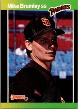 1989 Donruss Baseball 302 Mike Brumley