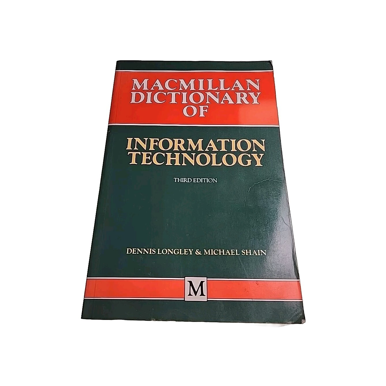 Macmillan Dictionary of Information Technology 1989 Paperback Book