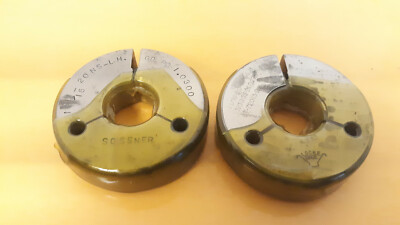 1-1/16 20 NS LEFT HAND THREAD RING GAGES GO 1.0300  / NO GO 1.0274 * LEFT HAND*