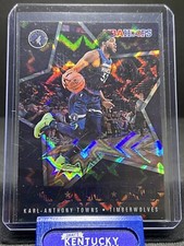 2020-21 NBA HOOPS Karl-Anthony Towns “Light, Camera. Action” Purple Explosion 