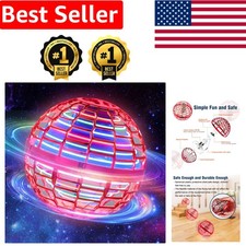 Creative Flying Orb Ball for Kids and Adults - 2024 Hover Drone in Red