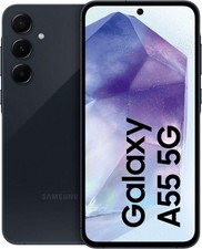 SAMSUNG Galaxy A55 5G 256 Go Bleu Nuit Reconditionné Parfait état