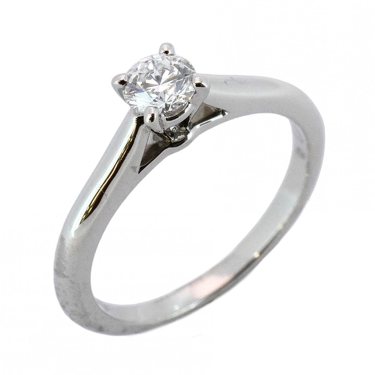 Cartier Solitaire Platinum 950 Ring with 0.24ct Diamond 725437-image