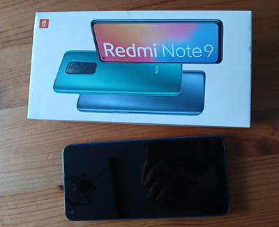 Xiaomi Redmi Note 9 128GB Blau MIUI Quad-Kamera 48MP Fingerabdrucksensor