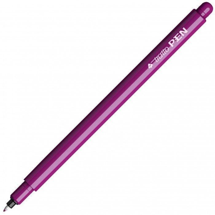 Tratto Pen marcatore punta fine tratto 0,5 mm colore porpora (cod 08)