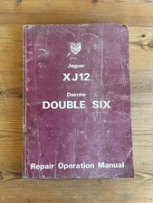 JAGUAR/DAIMLER XJ12 WORKSHOP MANUAL (OFFICIAL) E190/4