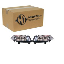 DIEDERICHS TUNING H1 SCHEINWERFER SATZ CHROM KLARGLAS passend für RENAULT MEGANE