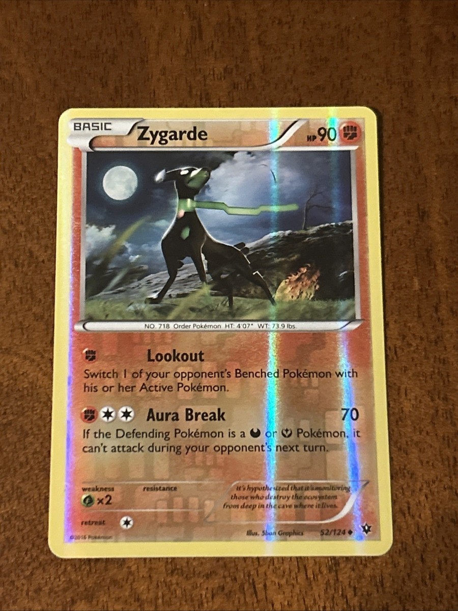 Zygarde 52/124 Fates Collide Reverse Holo for sale online | eBay