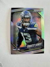 2025 Panini Prizm Football Ernest Jones Silver Seattle Seahawks Super Bowl LX