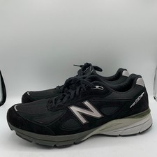 New Balance 990v4 Shoes Mens Size 13 B Black Silver Athletic USA Made Sneakers