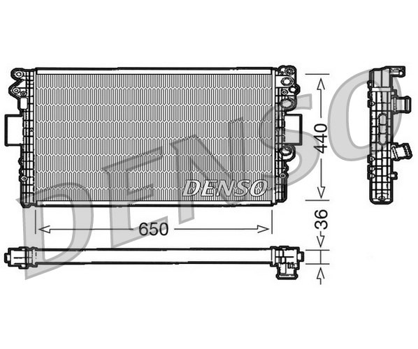 RADIATOR ENGINE COOLING DRM12004 FOR IVECO DAILY/III/Van/Platform/Chassis 2.8L - Image 6
